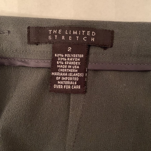 The Limited Stretch Pencil Skirt Dark Gray Size Two - Picture 4 of 7